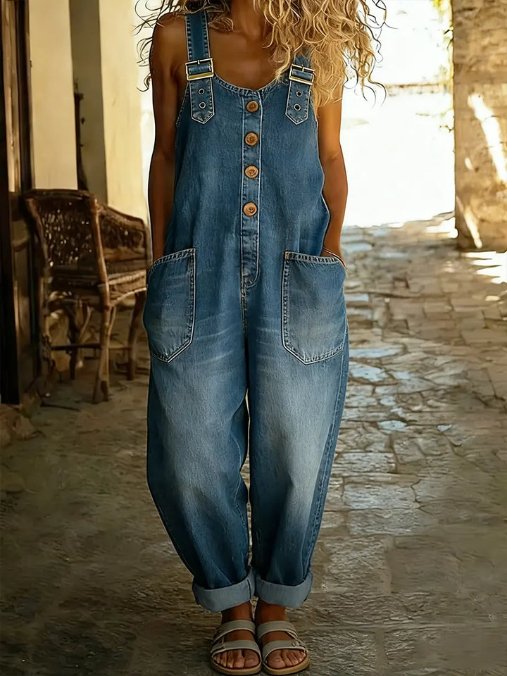 Margaux — Salopette Denim Esprit Vintage