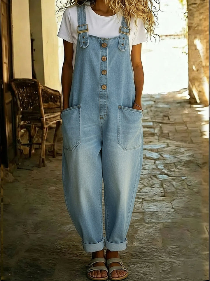 Margaux — Salopette Denim Esprit Vintage
