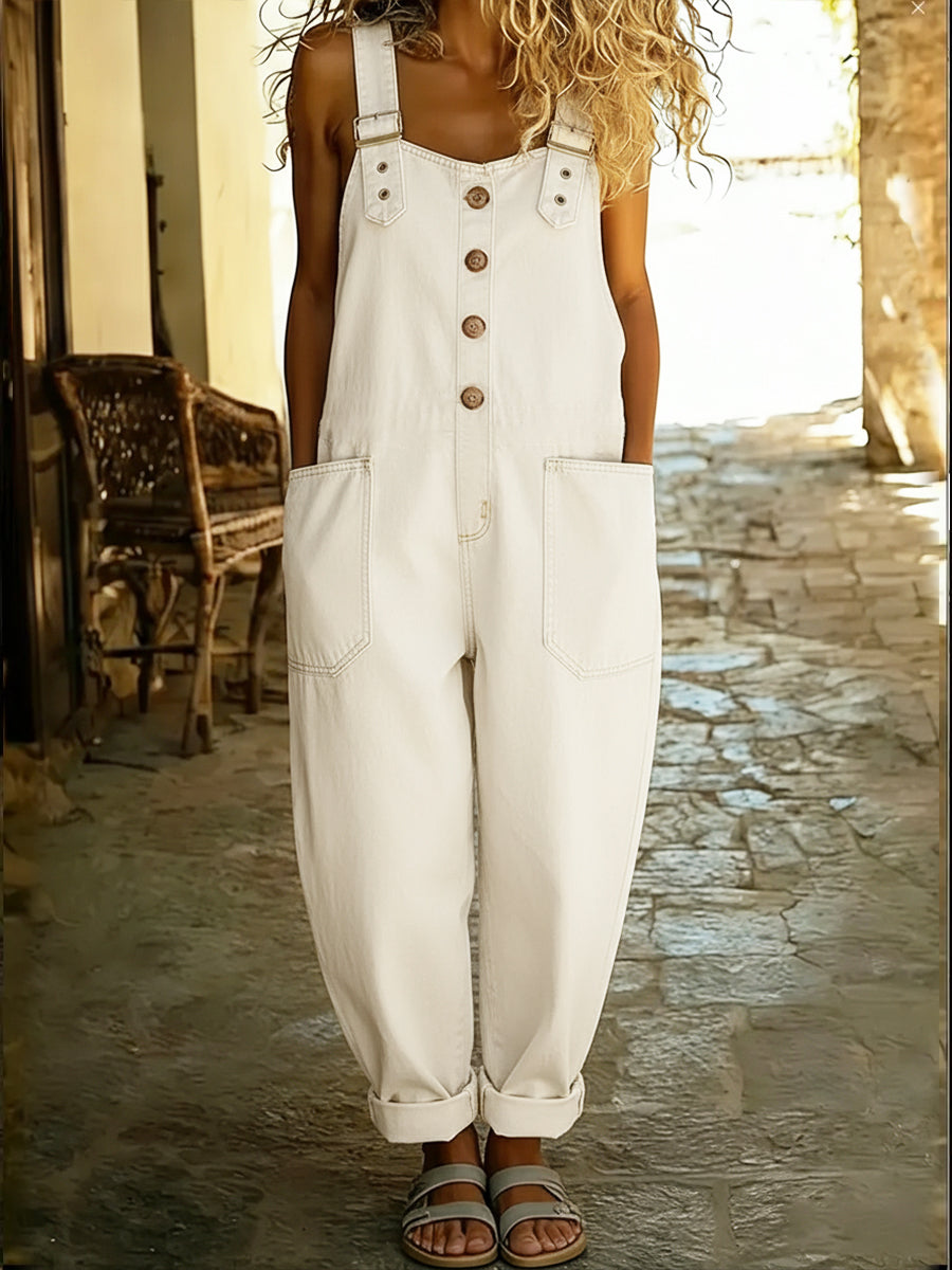 Margaux — Salopette Denim Esprit Vintage